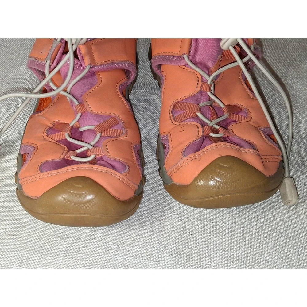 Zeroxposur Wallowa Kids Sandals Size 3 Living Coral Pink Orange Water Shoes Hiki